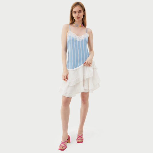 Dress «Petal» in light blue