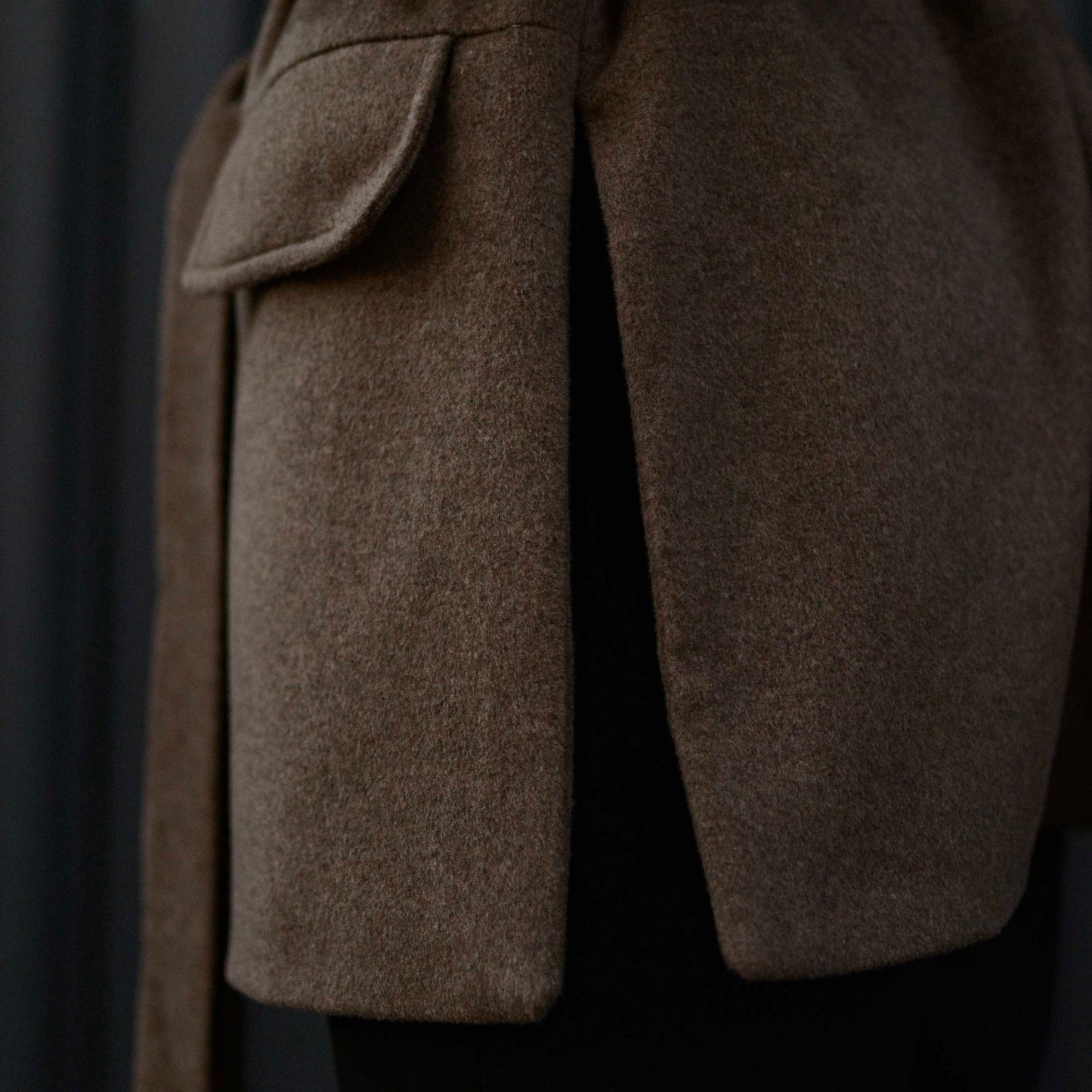 Beige wool jacket