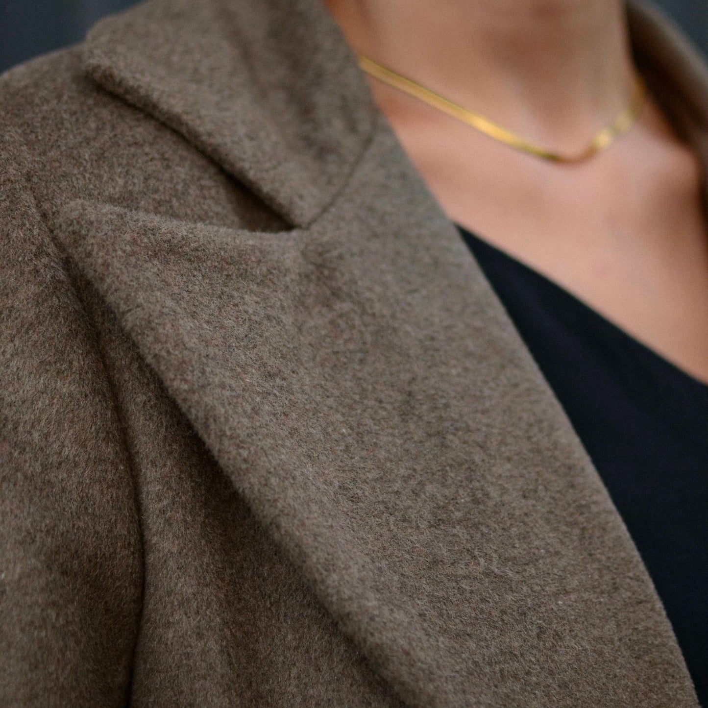 Beige wool jacket
