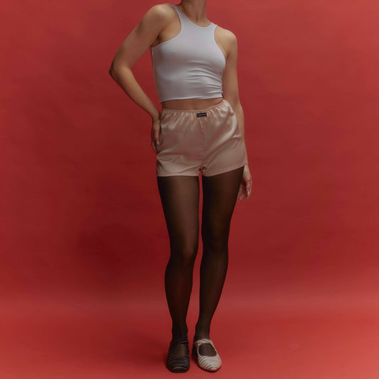 Боксери шовкові пудра