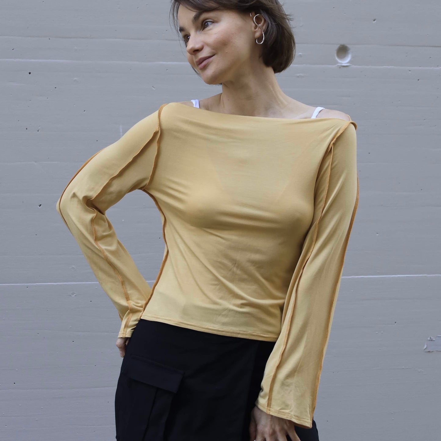 Longsleeve AIR sand
