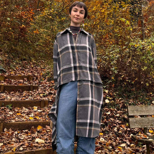 Картата сорочка з відстібним низом