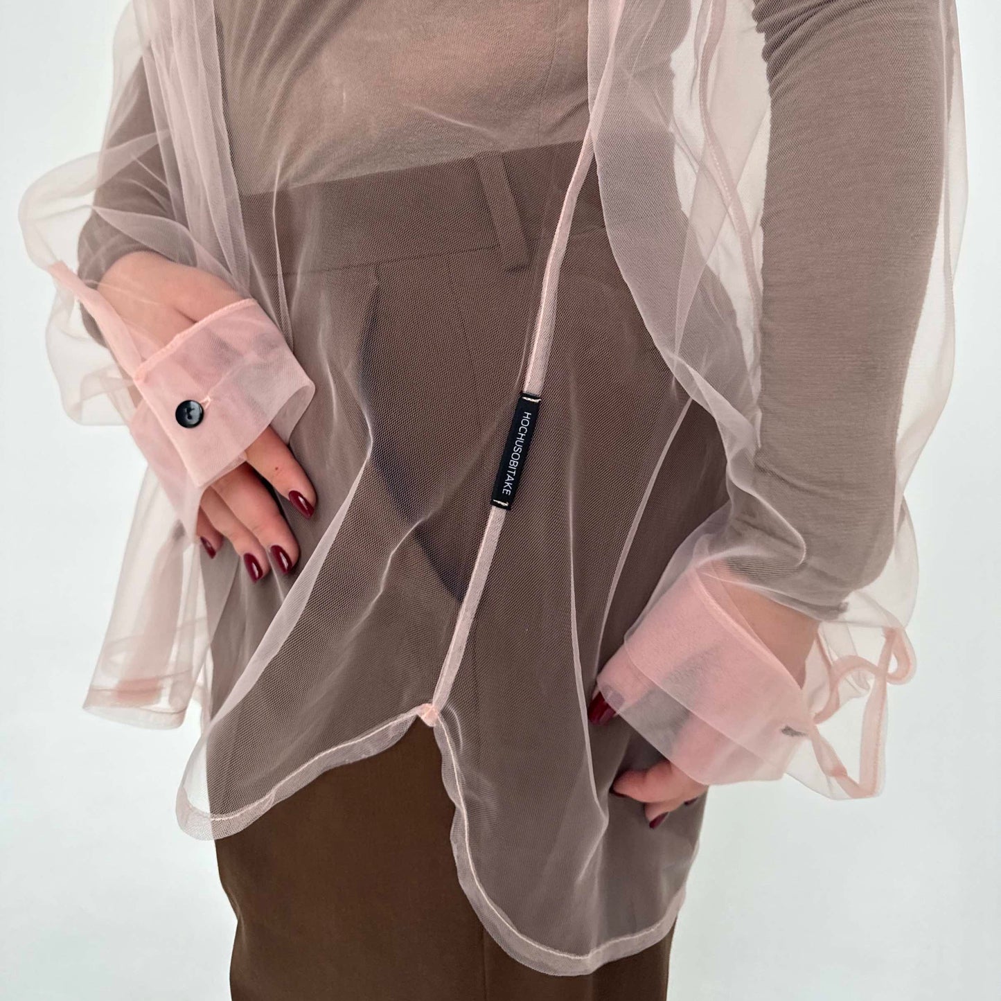 Transparent beige shirt