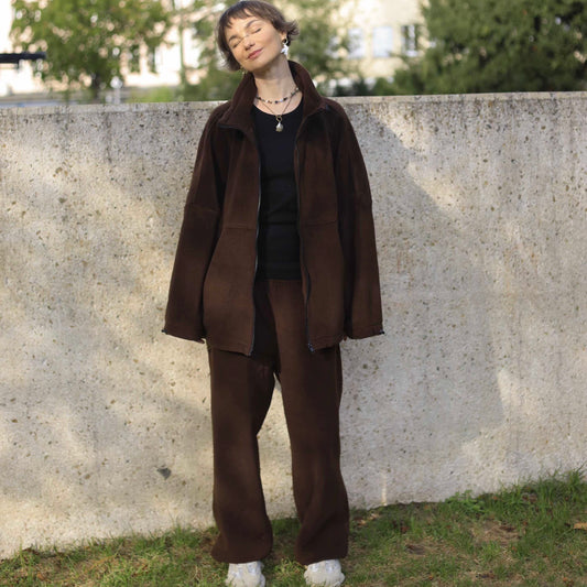 Флісовий костюм шоколад