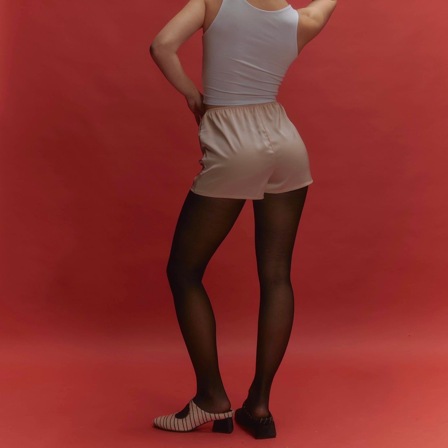 Silk boxers powder