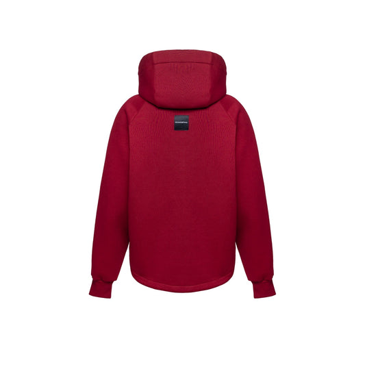 <tc>Зіп худі на флісі кольору бордо</tc>