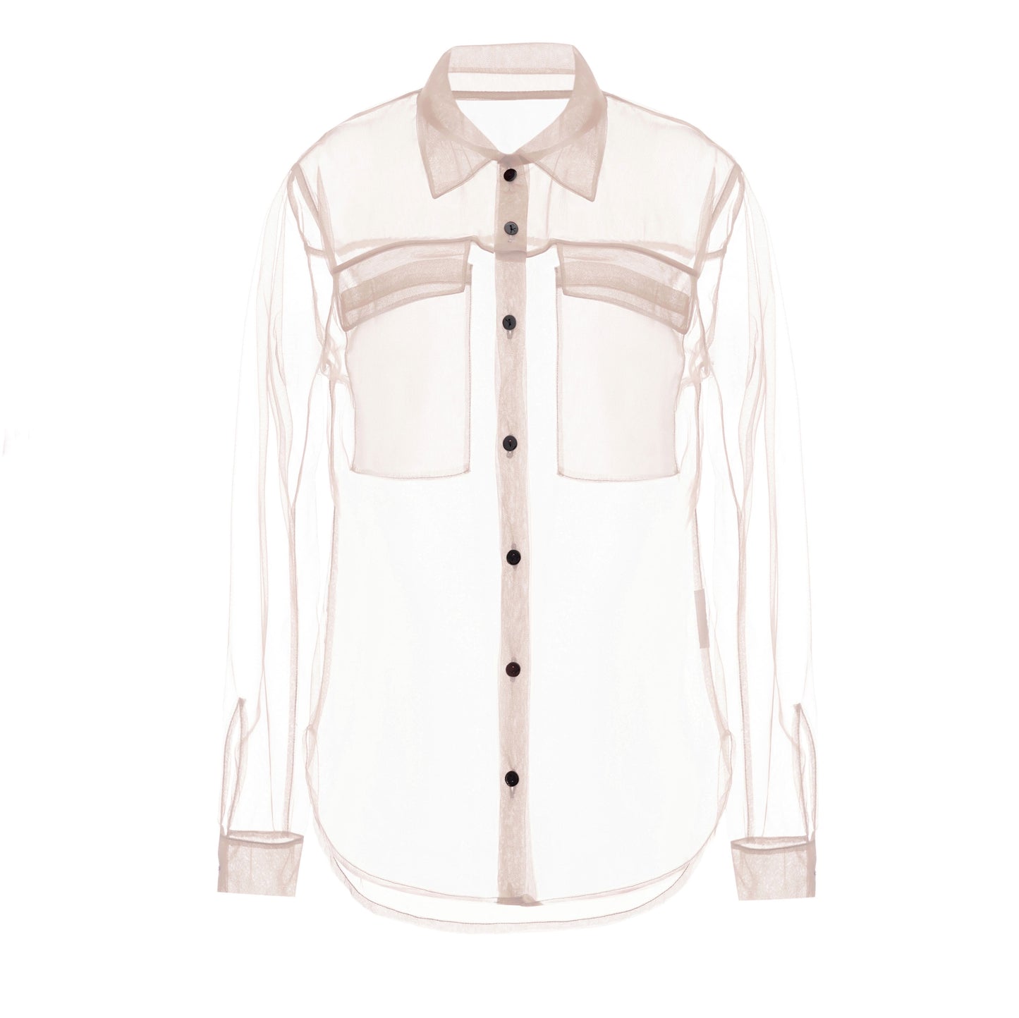 Transparent beige shirt