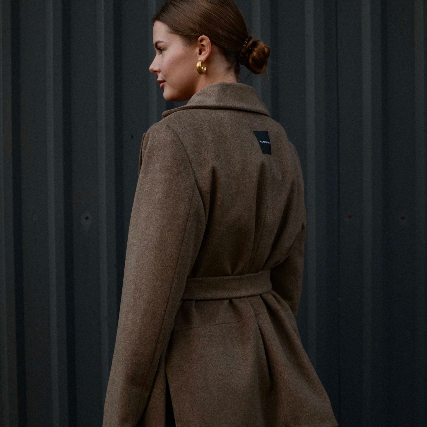 Beige wool jacket