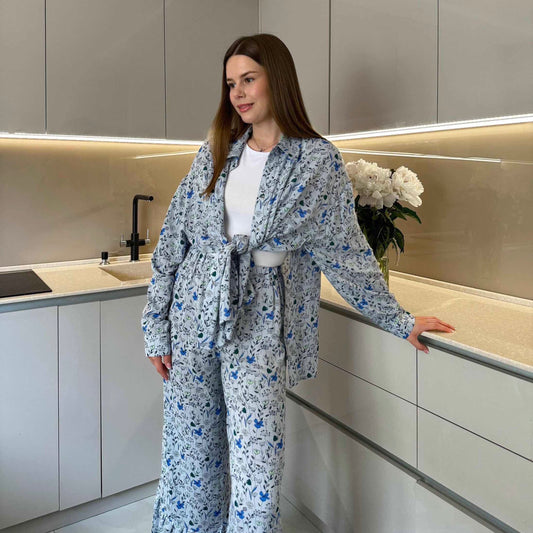 Сорочка + штані «Волошка»