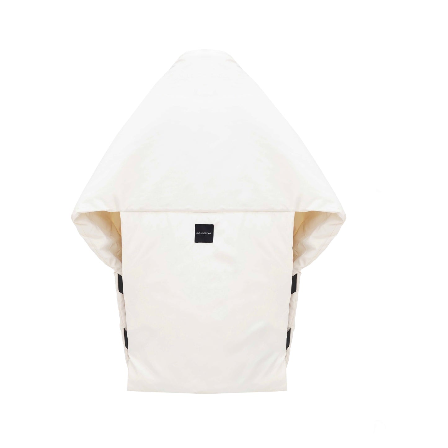 Milk Down vest with detachable hood