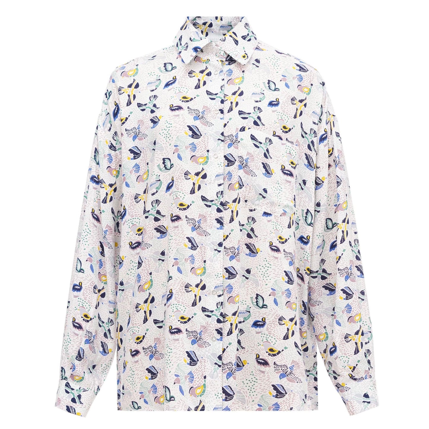 Shirt with a bird print