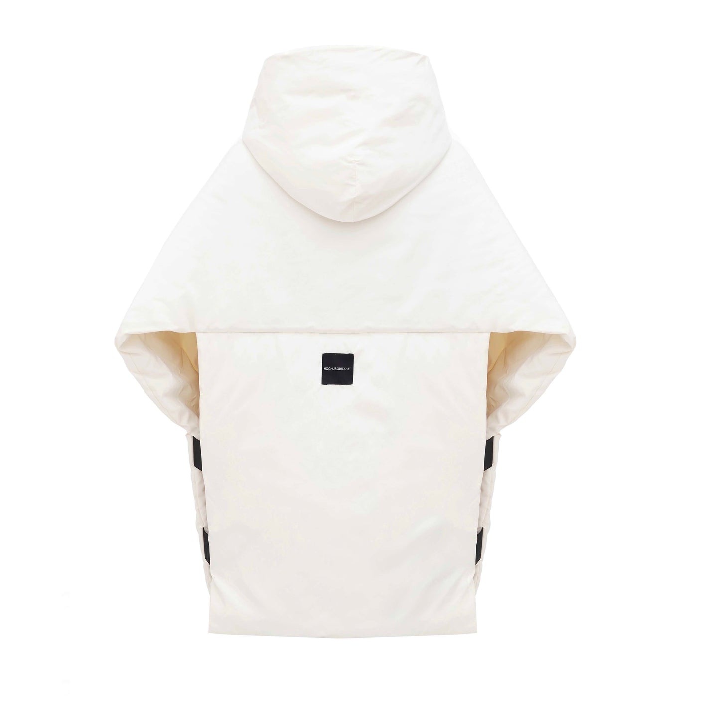 Milk Down vest with detachable hood