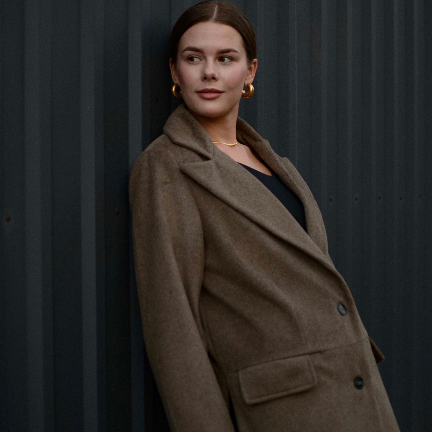 Beige wool jacket
