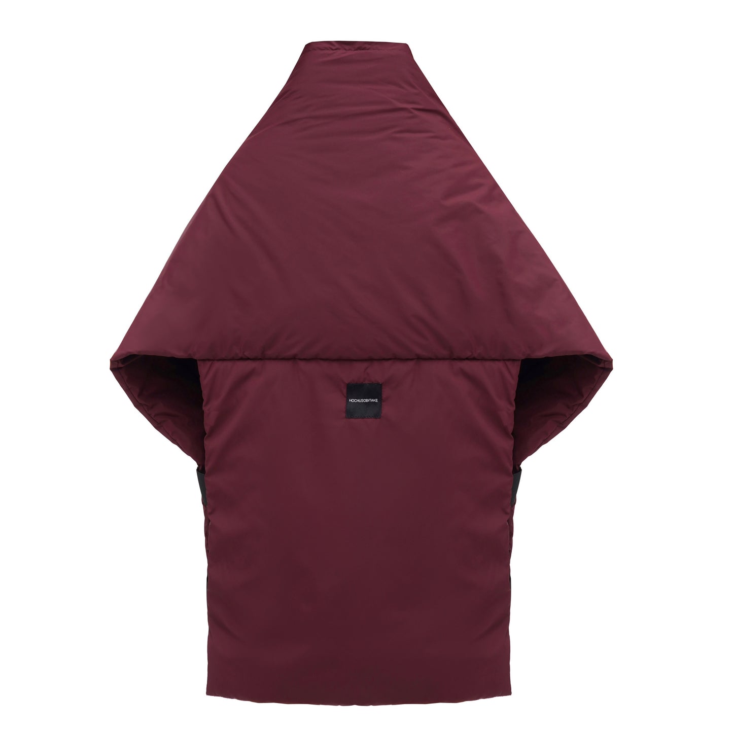 Marsala Down vest with detachable hood