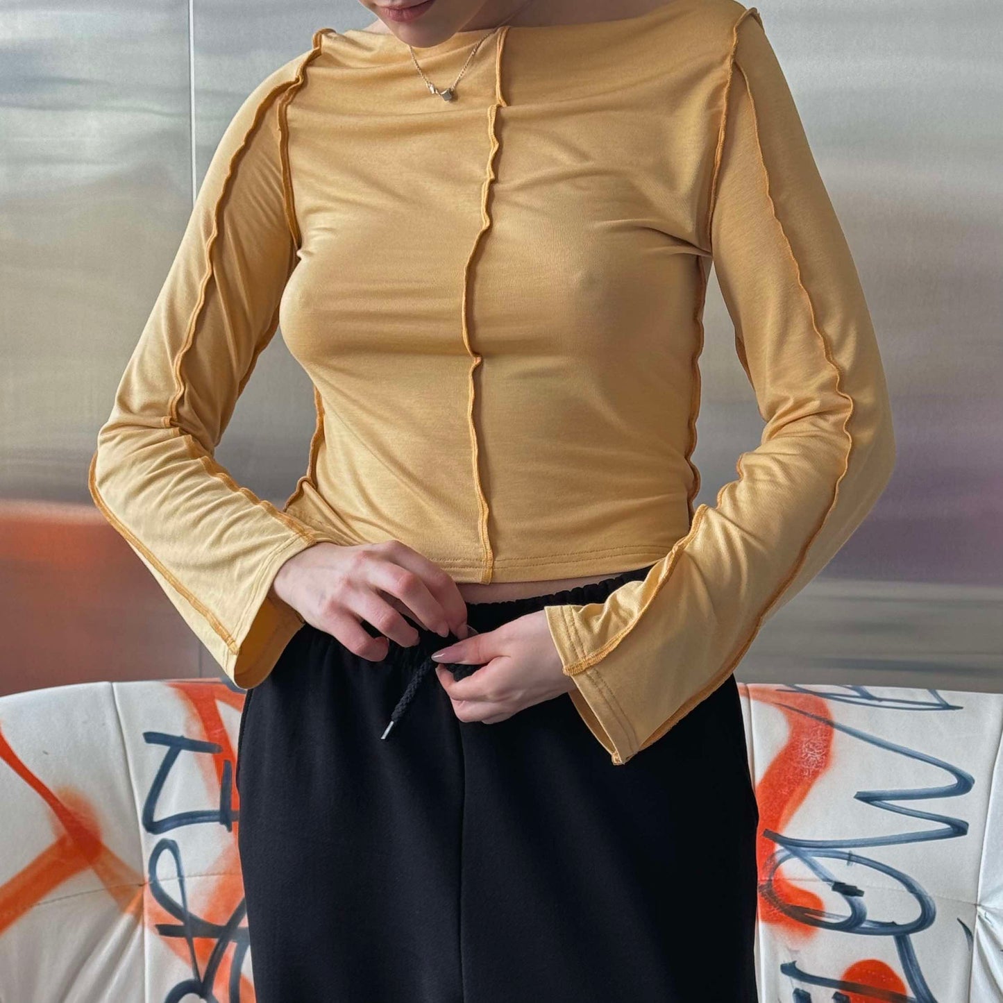 Longsleeve AIR sand
