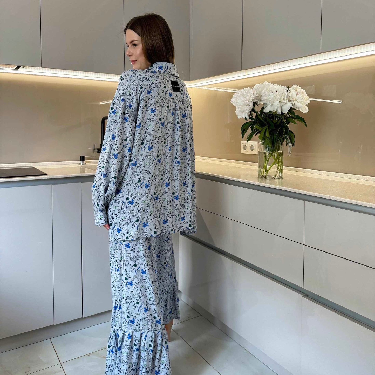 Pants with flounces «Voloshka»