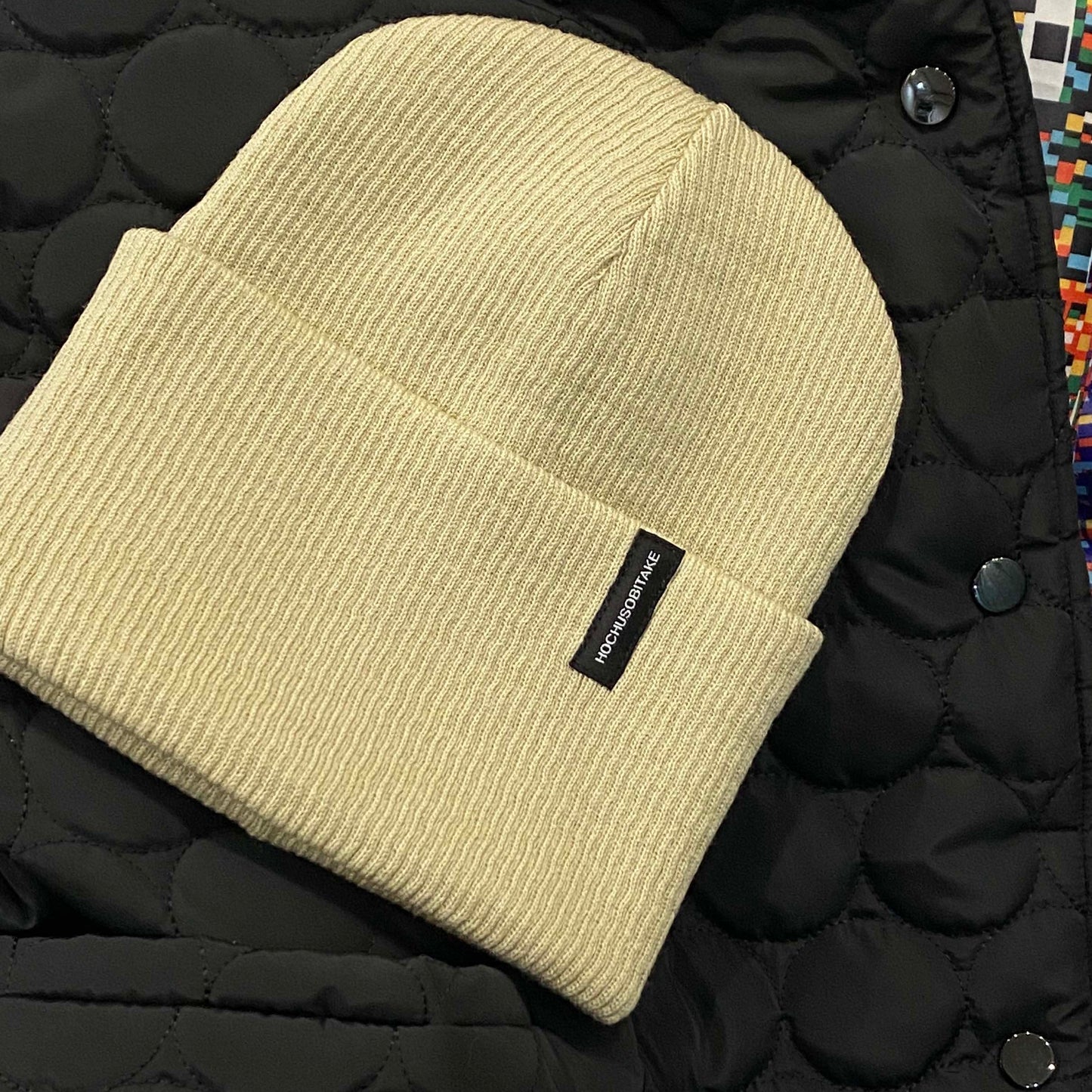 Beige hat