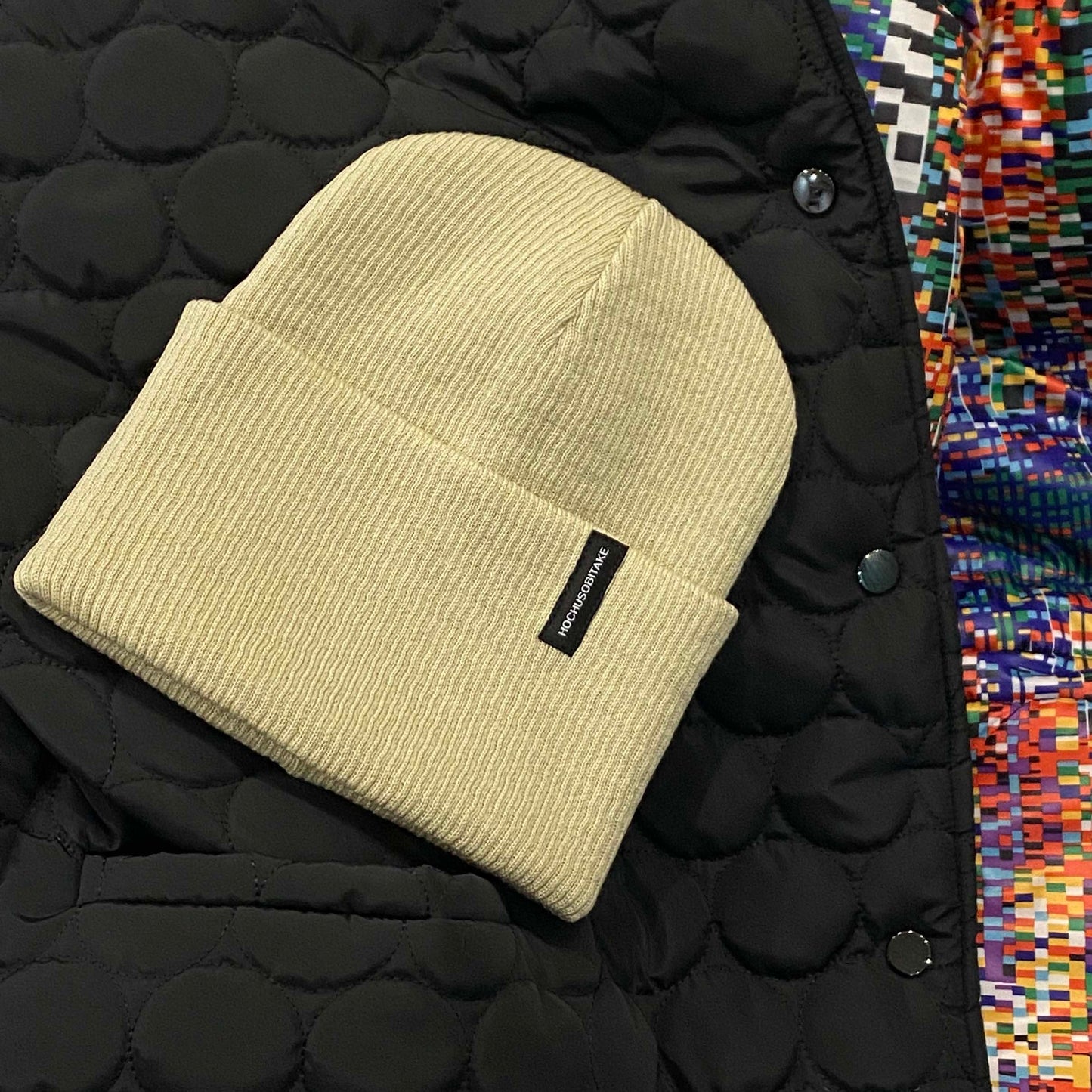 Beige hat
