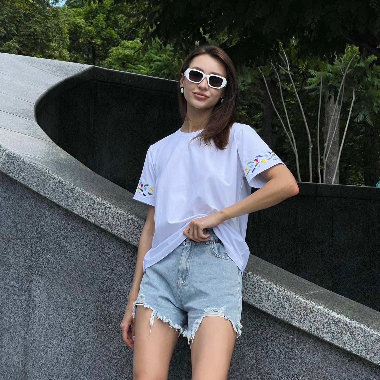 T-shirt white "Sonya "
