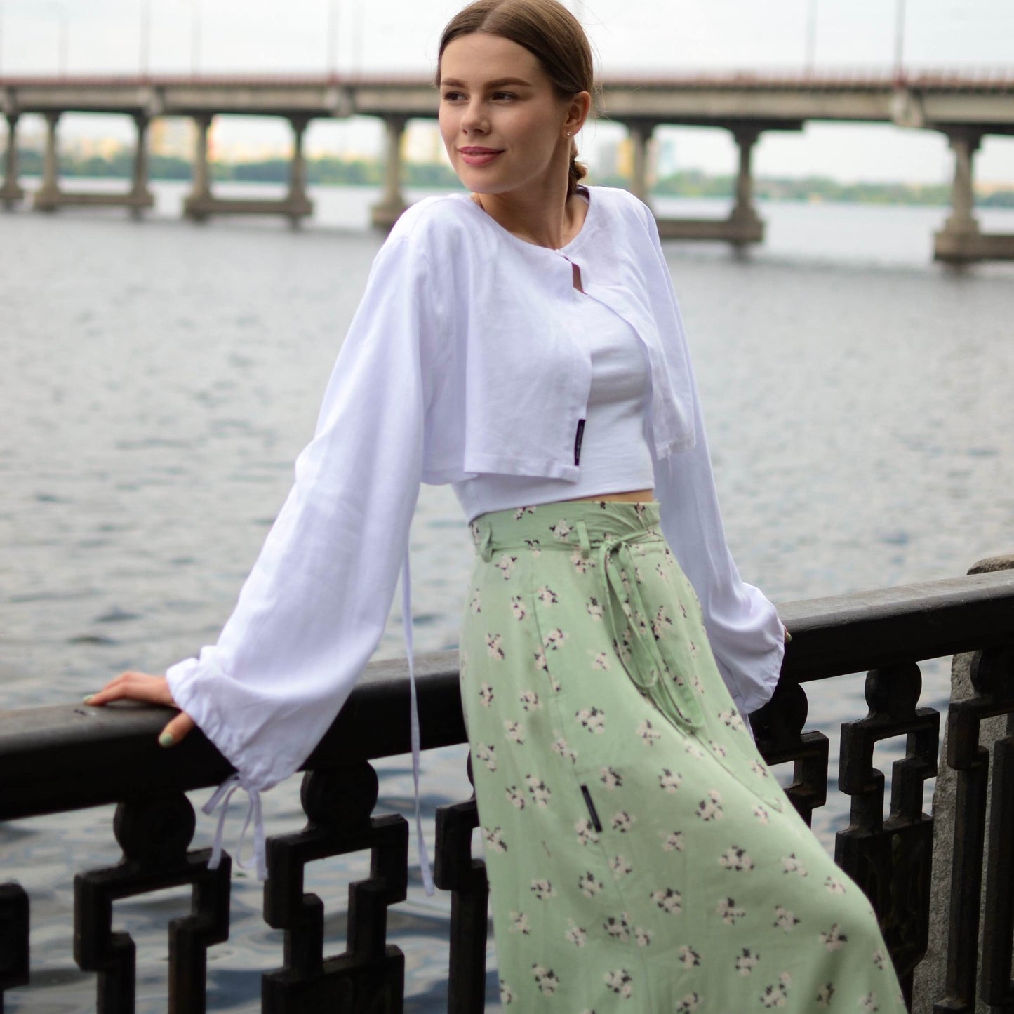 Bolero white "Liya"