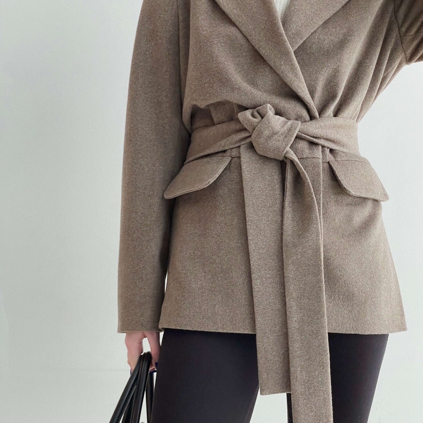 Beige wool jacket