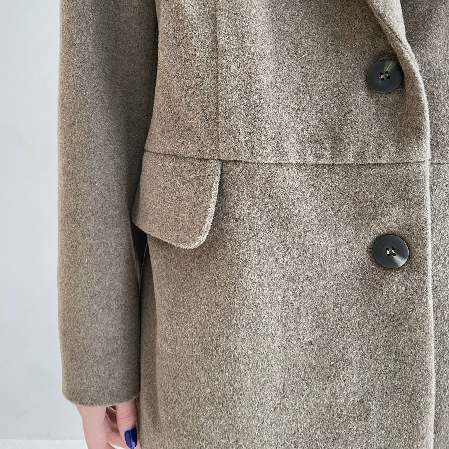 Beige wool jacket