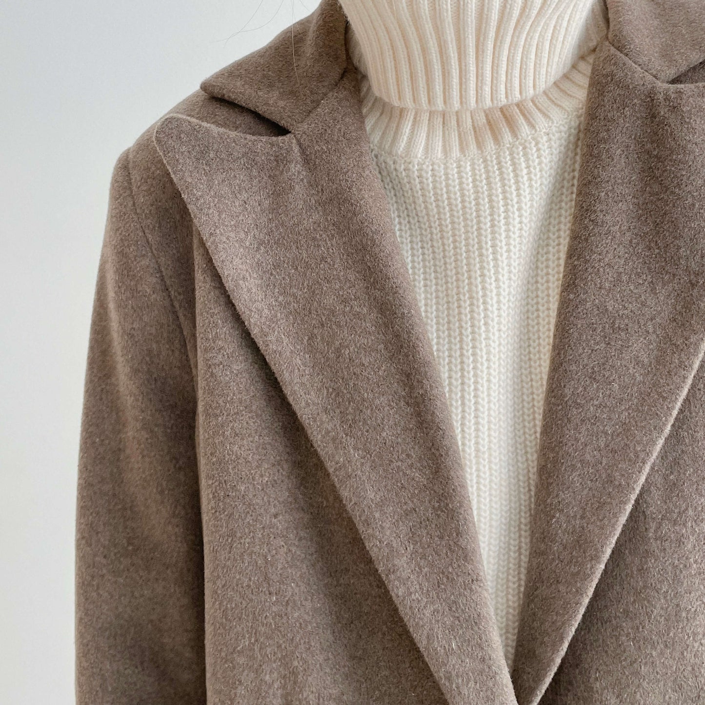 Beige wool jacket
