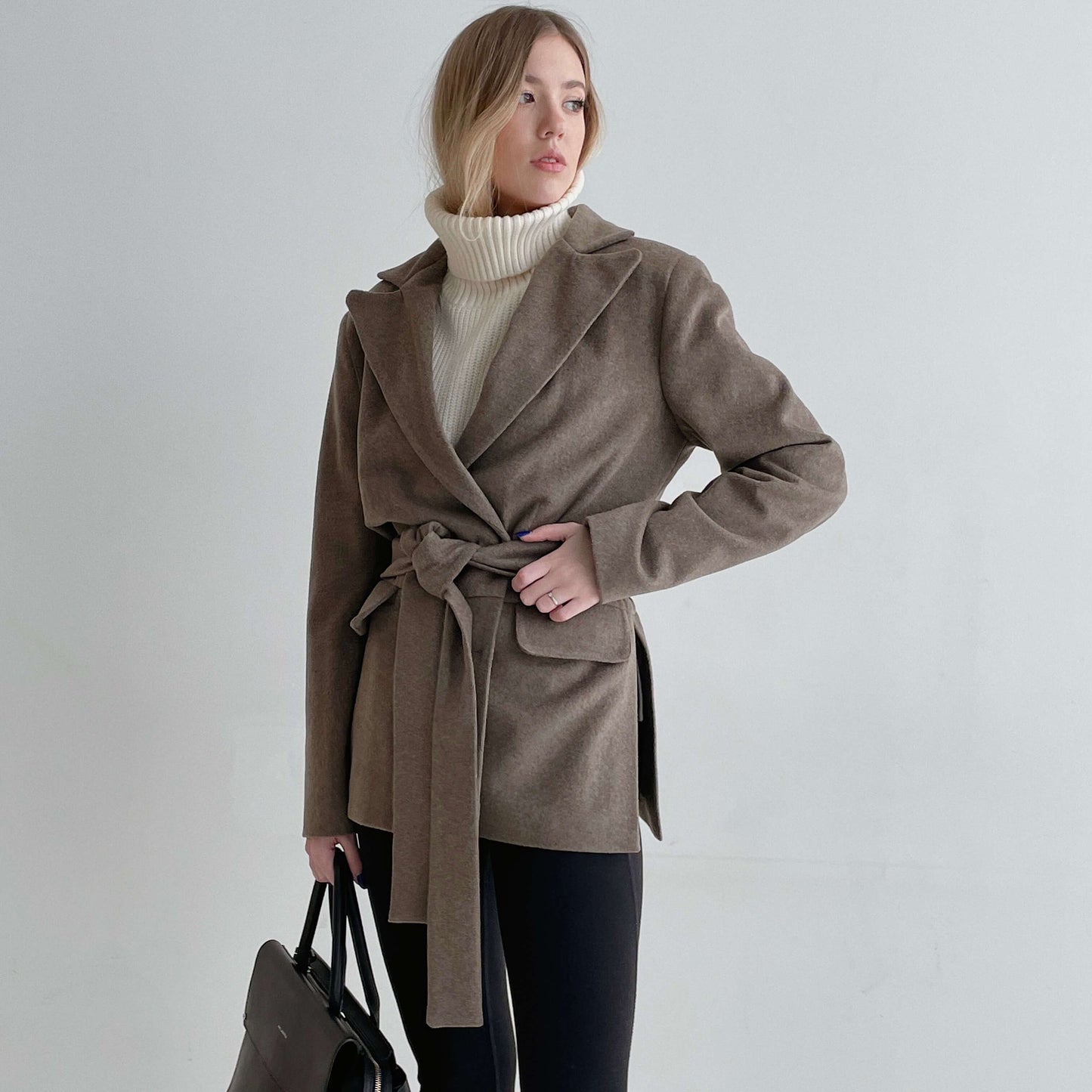 Beige wool jacket