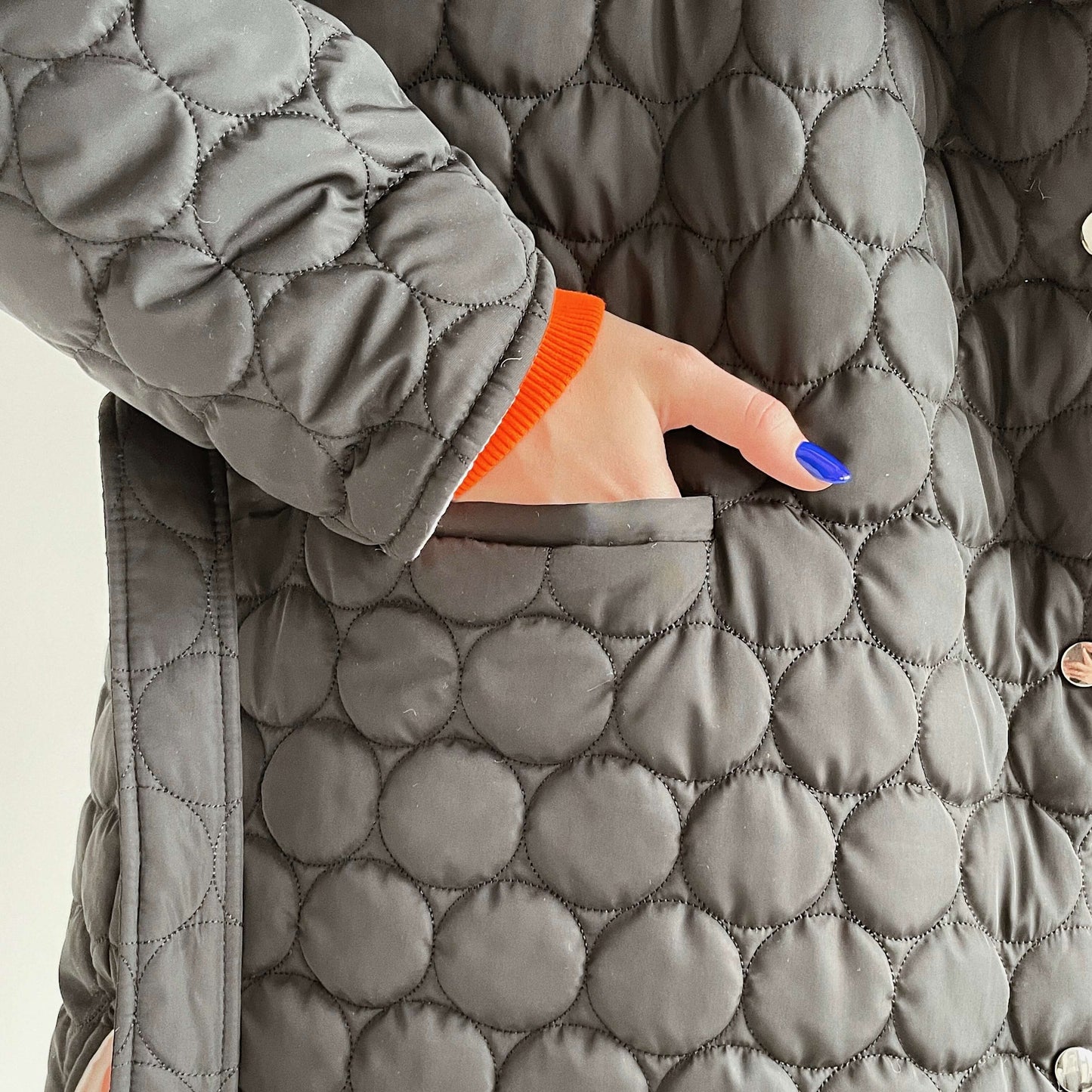 Winter double-sided jacket black/milky