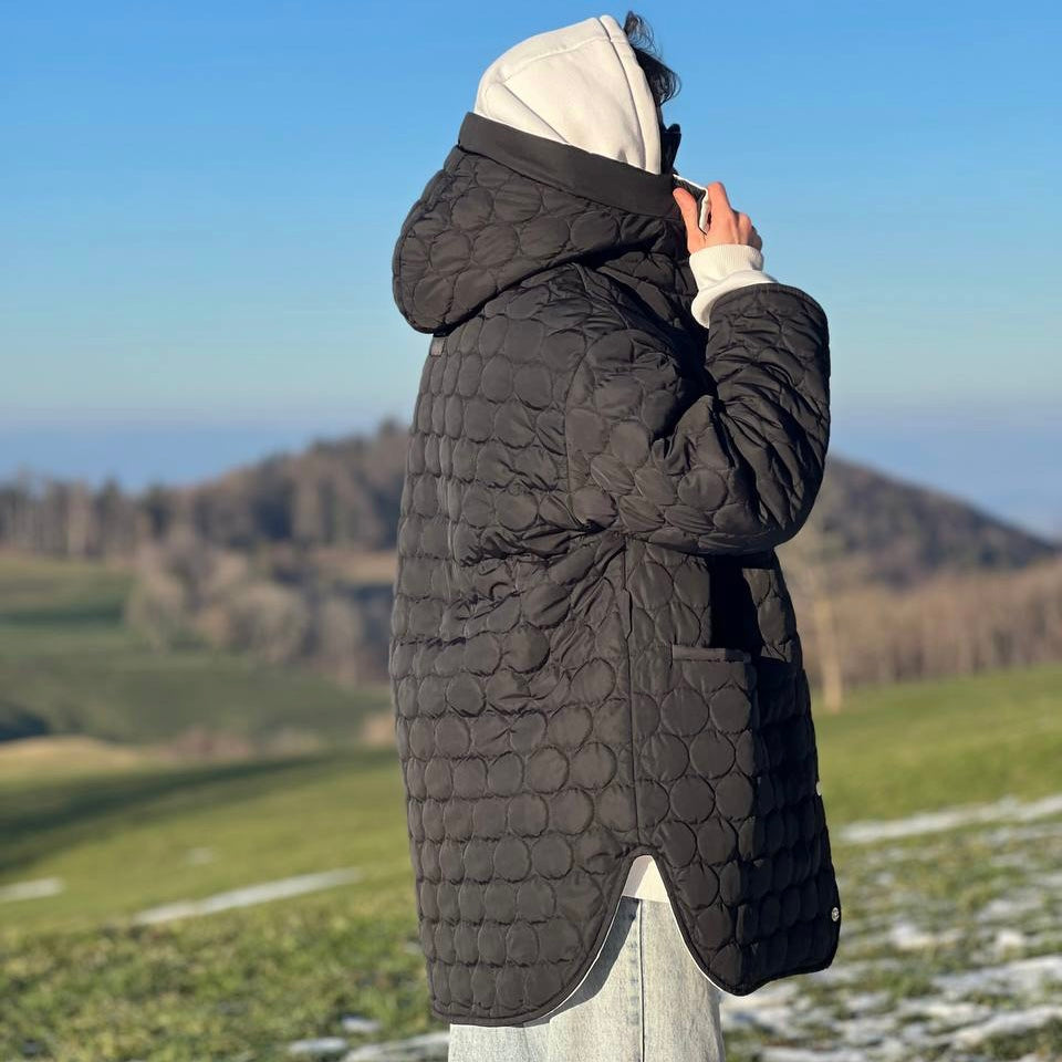 Winter double-sided jacket black/milky