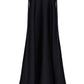 Black dress with ribbons height from 155cm +