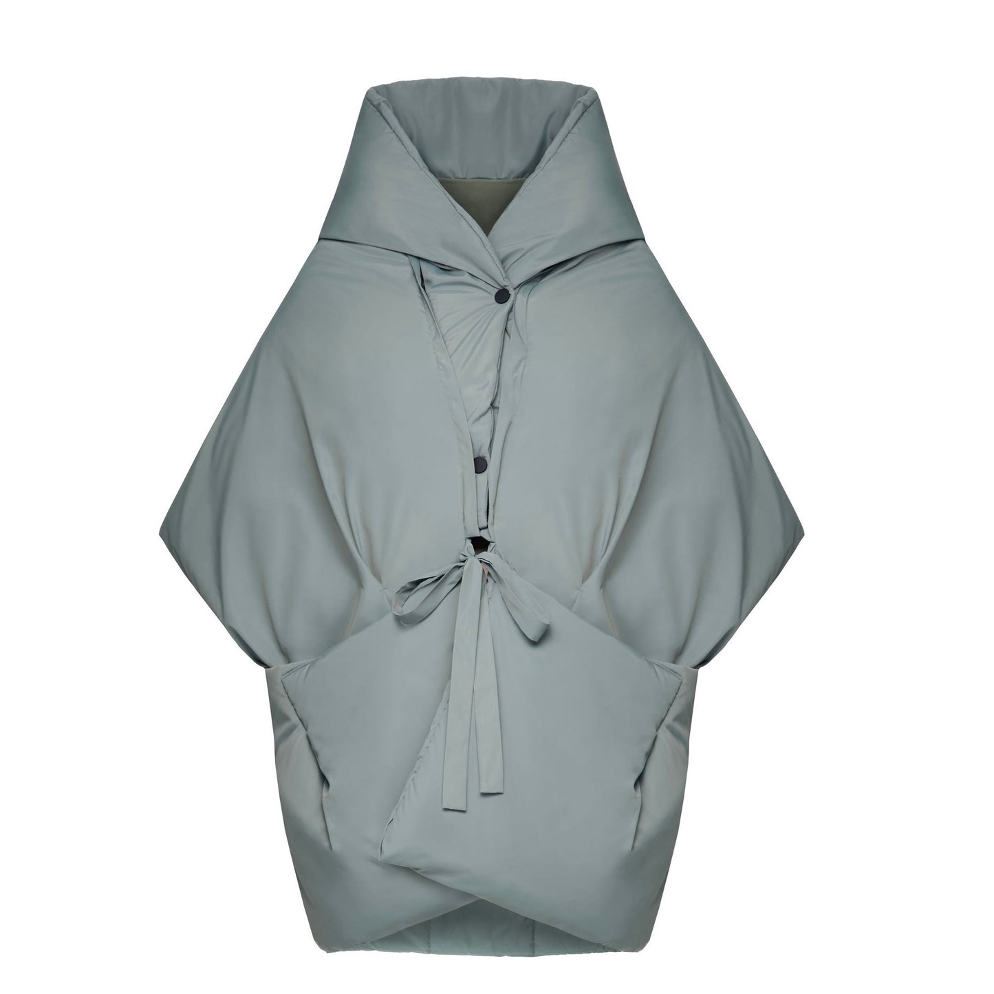 <tc>Жилетка кольору нефрит з відстібним капюшоном</tc>