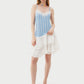 Dress «Petal» in light blue