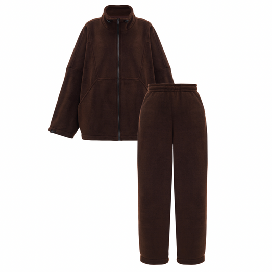 Флісовий костюм шоколад