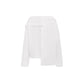 Asymmetrical organic linen shirt