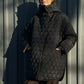 Winter double-sided jacket black/chocolate