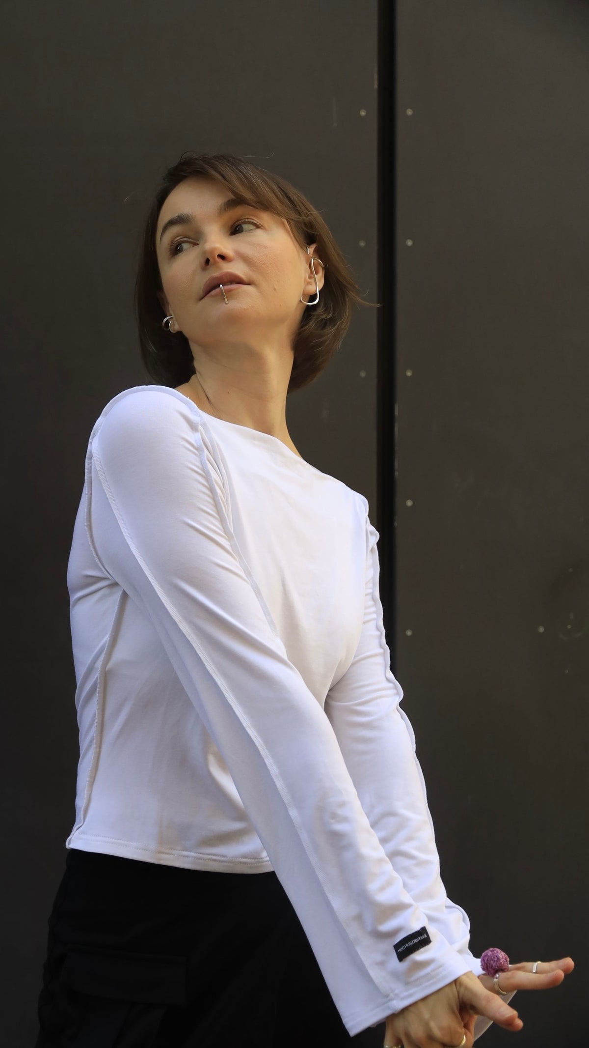 Longsleeve AIR white