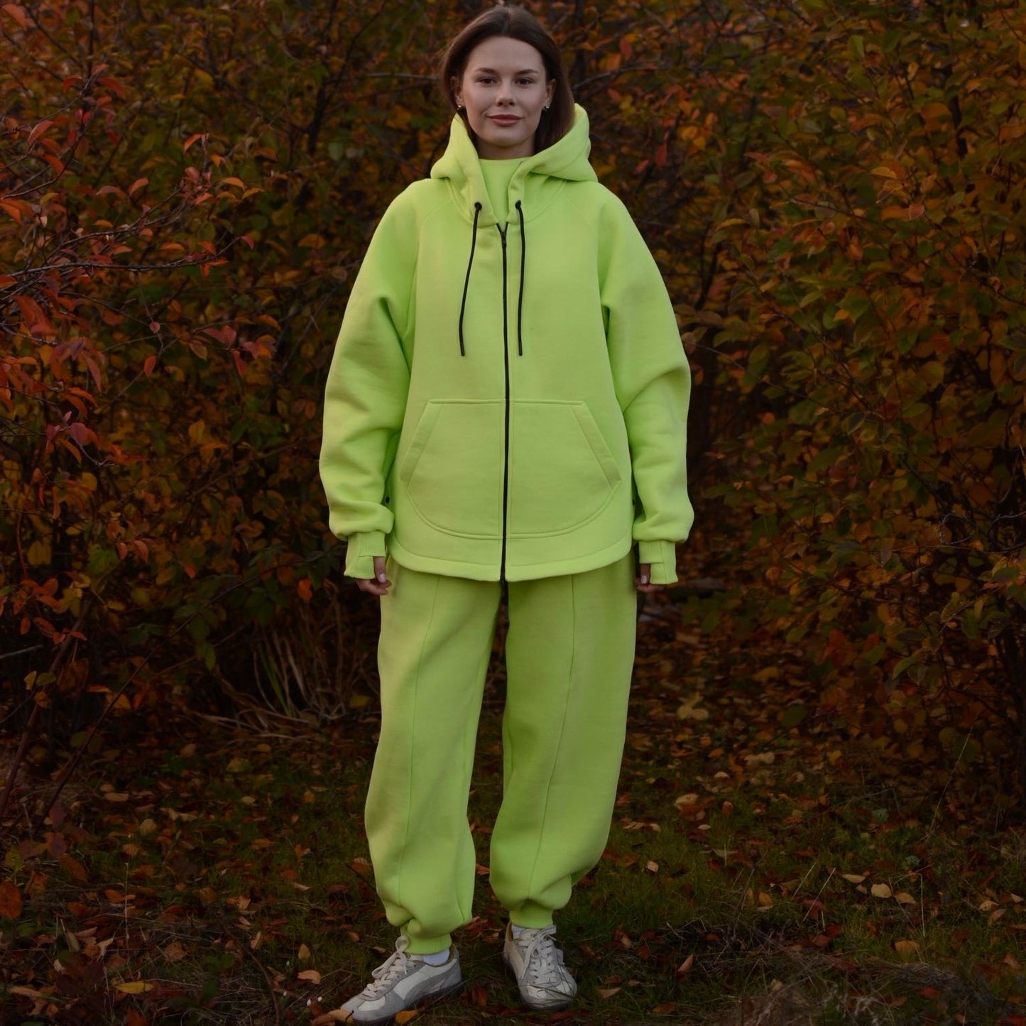 <tc>Зіп худі на флісі кольору мохіто</tc>