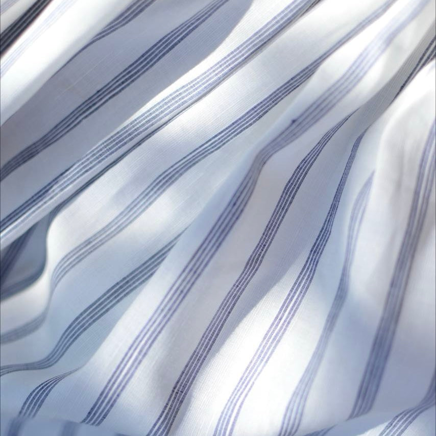 One-size cotton striped skirt with ribbons