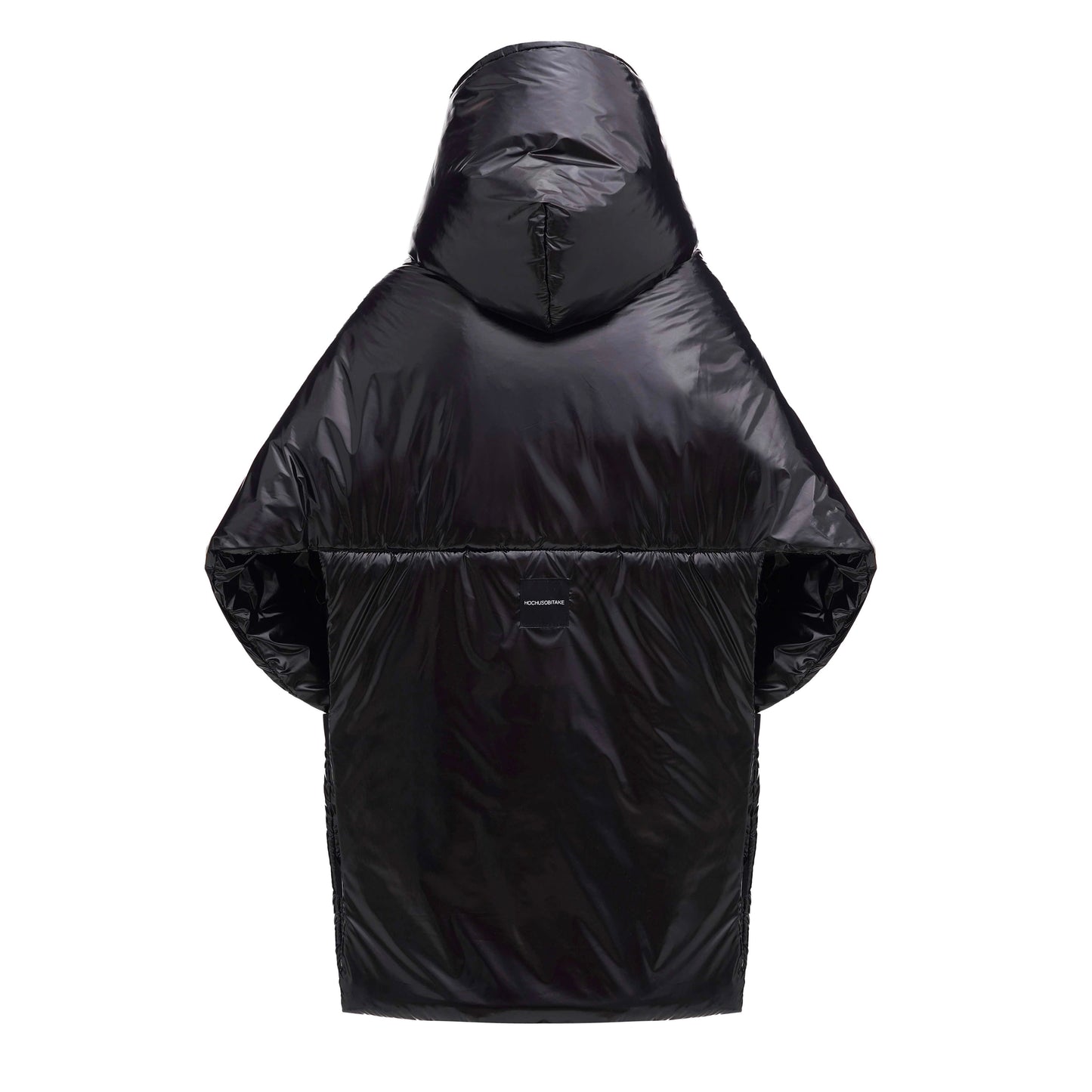 Black Down vest «Neo» with detachable hood