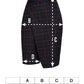 Checkered asymmetrical shorts