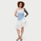 Dress «Petal» in light blue
