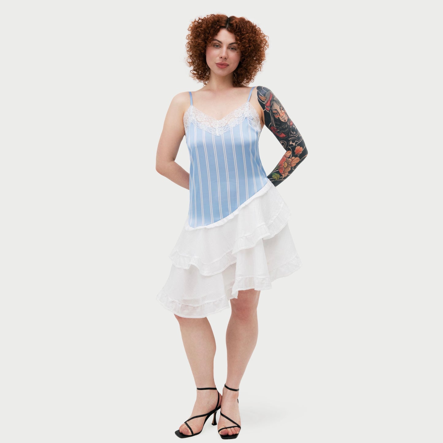 Dress «Petal» in light blue