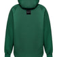Zip fleece hoodie emerald