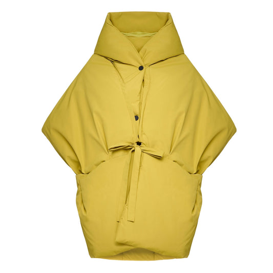 Mimosa Down vest with detachable hood