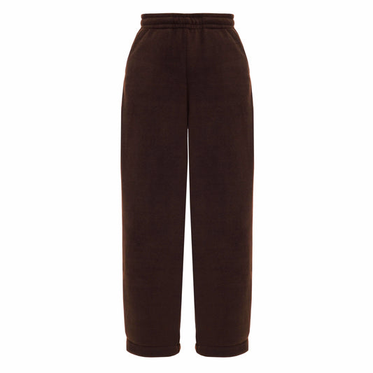 Pants fleece chocolate