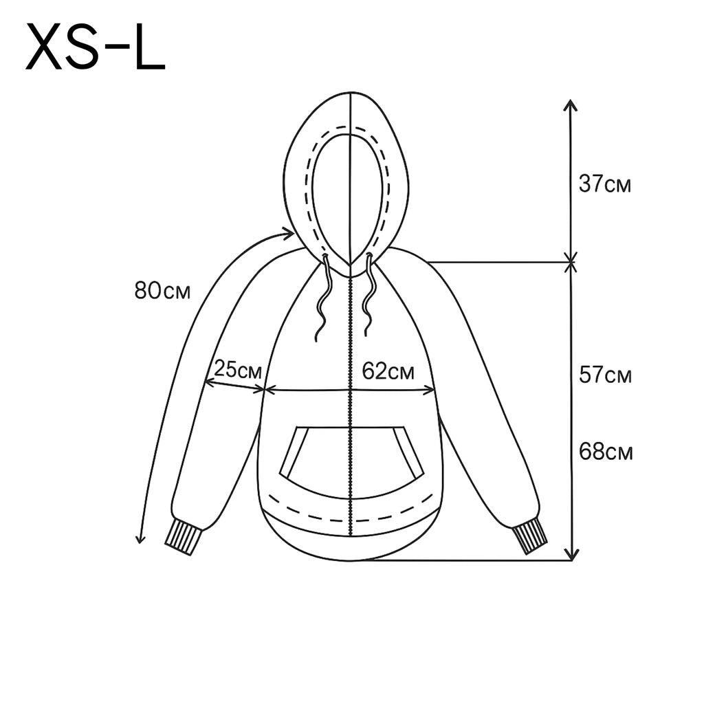 <tc>Зіп худі на флісі кольору мохіто</tc>