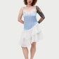 Dress «Petal» in light blue