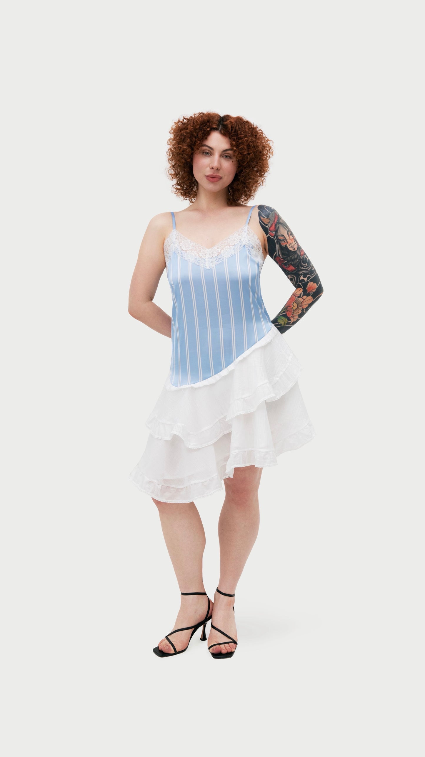 Dress «Petal» in light blue