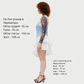 Dress «Petal» in light blue